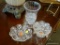 LOT OF ASSORTED CUT GLASSWARE; 3 PIECE LOT INCLUDES AN ASSORTMENT OF CUT GLASSWARE, INCLUDING A