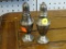 STERLING WEIGHTED SALT AND PEPPER SHAKERS; STERLING WEIGHTED SALT AND PEPPER SHAKERS BY GARDEN