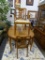 OVAL TOP DINING ROOM SET; SET INCLUDES AN OVAL TOP TABLE WITH 3 REMOVABLE 12 IN LEAVES, AND 5 DINING