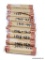 LOT OF ASSORTED ESTATE WHEAT PENNIES; THIS LOT CONTAINS 10 ROLLS OF WHEAT PENNIES. PRE ROLLED