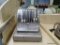 VINTAGE PAYMASTER CHECK MACHINE; VINTAGE THE PAYMASTER SYSTEM SERIES 600 CHECK WRITER EMBOSSER 7