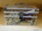 COSTUME JEWELRY LOT; INCLUDES A CLEAR PLASTIC JEWELRY BOX WITH CLASP, FILLED WITH AN ASSORTMENT OF
