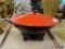 WEST BEND ELECTRIC WOK; RED AND BLACK IN COLOR AND IN GOOD USED CONDITION. MODEL 79525. HAS POWER