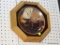 FRAMED COLLECTOR PLATE; FRAMED NORMAN ROCKWELL PLATE DEPICTING A YOUNG GIRL PAINTING A PORTRAIT OF