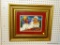 FRAMED BEAL PRINT; THIS PRINT BY BEAL FEATURES A BEAUTIFUL AFRICAN AMERICAN WOMAN WEARING WHITE AND