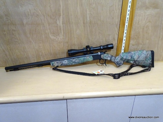 CVA OPTIMA-VA BLACK POWDER RIFLE; .50 CALIBER.