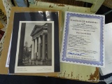 PHOTOGRAVURE PLATE; BY E.O. HOPE (1927) TITLED VIRGINIA, RICHMOND CAPITOL. CIRCA 1920'S. PRINTED IN