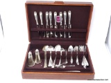 (SC) TOWLE STERLING FLATWARE; INCLUDES 8 KNIVES, 8 DINNER FORKS, 7 DESSERT FORKS, 8 DESSERT SPOONS,