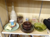 PARTIAL SHELF LOT OF ASSORTED ITEMS; THIS LOT INCLUDES 3 