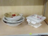 LOT OF ASSORTED CHINA; 5 PIECE LOT TO INCLUDE ROYAL CHINA 22K GOLD 