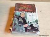 PARTIAL SHELF LOT OF VINTAGE COOKBOOKS; THIS LOT CONTAINS 11 PAPERBACK COOKBOOKS FROM A VARIETY OF