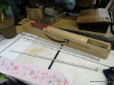 LOT OF CURTAIN RODS; INCLUDES A KENNEY DECORATIVE ROD SET (BRAND NEW IN THE PACKAGE), A SET OF