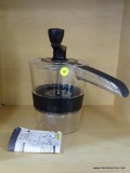 GEFU SPIRALFIX SPIRAL CUTTER; HAS 4 DIFFERENT WIDTHS OF CUT FOR CREATIVE RECIPES, SPIRAL CUT ACROSS