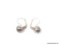 LADIES .925 STERLING SILVER BALL EARRINGS.