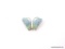 LADIES .925 STERLING SILVER GEMSTONE BUTTERFLY PENDANT.