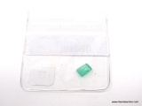 .79 CT. EMERALD CUT COLUMBIAN EMERALD. MEASURES 6.9 BY 5.0 BY 2.7MM.