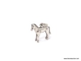 LADIES .925 STERLING SILVER HORSE CHARM CASTING. MEASURES 1/2 IN.