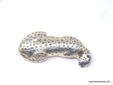 LADIES .925 STERLING SILVER COUGAR PENDANT/BROOCH. MEASURES 2-1/4 IN. BY 3/4 IN. WEIGHS 8.2 GRAMS.