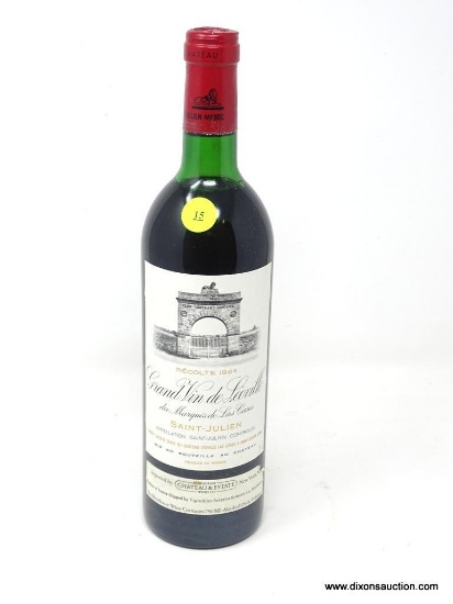 1984 GRAND VIN DE LEOVILLE DU MARQUIS DE LA CASES SAINT-JULIEN; THIS RED BORDEAUX WINE OFFERS