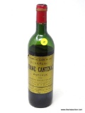 1984 CHATEAU BRANE-CANTENAC MARGAUX; THIS BORDEAUX MARGAUX TENDS TO BE DEEP RUBY IN COLOR, PERFUMED
