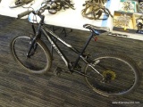 TREK MENS BICYCLE; MODEL MT200. IS A 7 SPEED. IS IN GOOD CONDITION. HAS A 24 IN WHEEL BASE. IS READY