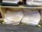 SHELF LOT OF QUILTED SADDLE PADS; THIS LOT INCLUDES 8 SADDLE PADS FROM VARIOUS BRANDS, INCLUDING: