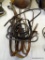 LOT OF ASSORTED HORSE TACK; THIS 5 PIECE LOT INCLUDES: A COGNAC COLORED MARTINGALE AND FOUR, DARK