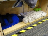 SHELF LOT OF ASSORTED POLO WRAPS; THIS LOT INCLUDES 38 POLO WRAPS OF ASSORTED COLORS.