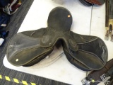 THOROWGOOD 17 IN EURO SADDLE; COMES WITH A MILLERS ROMA EQUI-FLEECE PAD. IS BLACK IN COLOR. . IS IN