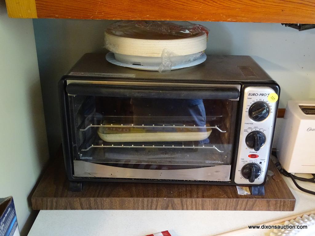 Euro pro outlet x toaster oven