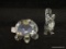 LOT OF SWAROVSKI CRYSTAL FIGURINES; INCLUDES A TURTLE AND A SQUIRREL. IN EXCELLENT CONDITION