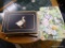 LOT OF PLACEMATS; INCLUDES A SET OF 6 FLOWER AND SHELL THEMED MATS, A SET OF 8 CHRISTMAS DUCK MATS,