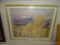 FRAMED CLAUDE MONET PRINT; 