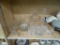 PARTIAL SHELF LOT OF ASSORTED GLASSWARE; THIS 19 PIECE LOT INCLUDES AN ASSORTMENT OF GLASSWARE,