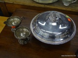 LOT OF ASSORTED WEIGHTED SILVER AND SILVERPLATE; LOT INCLUDES WEIGHTED STERLING SILVER HAMILTON