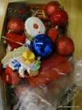 ASSORTED LOT OF VINTAGE ORNAMENTS; 2 BOX LOT TO INCLUDE ASSORTMENT OF MORE THAN 20 ORNAMENTS.