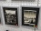 PAIR OF BLACK & WHITE PHOTOGRAPHS; 1 IS OF A TOURIST BOAT ON A CANAL WITH A BRIDE IN THE DISTANCE