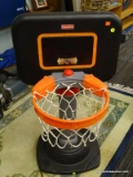 FISHER-PRICE BASKETBALL GOAL; FEATURES AN EASY ADJUST EXPANDABLE RIM, AS WELL AS AN EXPANDABLE