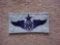 Cloth US Air Force Senior Enlisted Aircrew Badge Wing Patch for ABU Nice pre-owned patch for the US