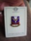 US Army Air Defense Artillery School Enamel Crest on H-H Card USA MADE, where quality never goes out