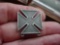 mb54 WWII Pin Back US Army MARKSMAN Marksmanship Badge Hand #ed 1929 WWII era US Army MARKSMAN