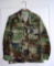 US Navy Woodland BDU Direct Embroidered SEABEES Hot Weather Coat Small Super nice US Navy hot