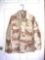 1986 Desert Storm US Army Choc-Chip Camo Pattern Combat Uniform Coat US Army combat uniform coat