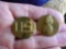 29 Pair of US Army US & Ordnance Corps Enlisted Collar Brass Insignia Pins Pair of US Army US &