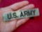 4 . Original US Army Name Tape for ACU Army Combat Uniform . US Army name tape for the ACU Army