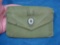 WWII 1945 Dated US Army First Aid Web Pouch for Carlisle Bandage Original WWII US Army First Aid web