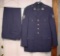 1961 USAF US Air Force Staff Sergeant 84 Tropical Wool Dress Uniform The dress coat is AF blue 84