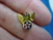 ms103 Attractive AFA Air Force Association Enamel lapel or Tie Pin . Attractive AFA Membership pin.