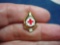 139 American Red Cross Gold Metal 1 Gallon Donor Blood Donation Lapel Pin . Attractive baked enamel