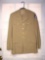 1956 US Army XXI Corps Officer's Worsted Wool Khaki Tan Uniform Coat . United States Army Worsted